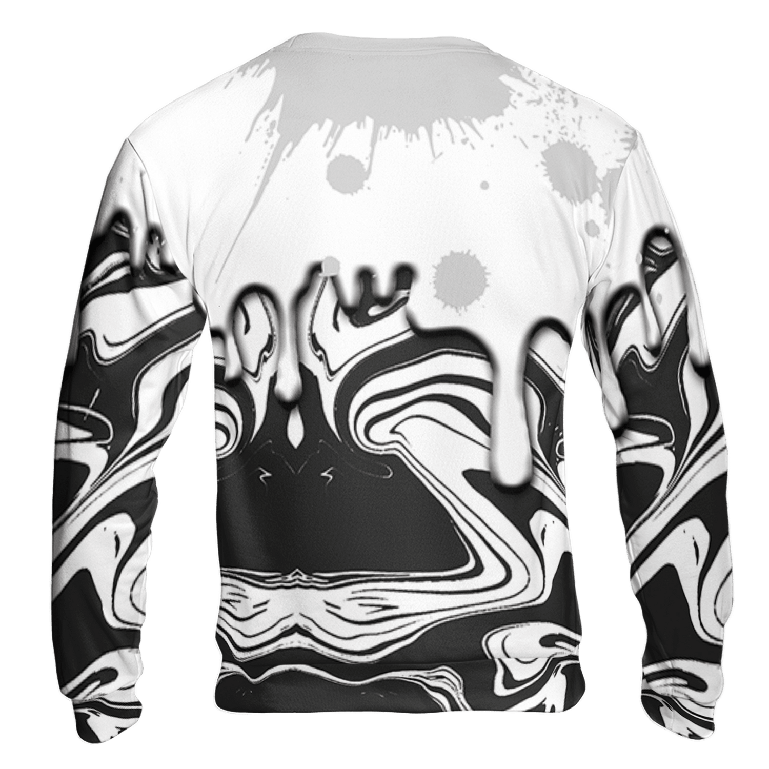 Retro High OG Black White 1s Sweatshirt Match Move In Silence 3D All-Over Print Color Splash - NastyJamz