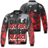 Bred Reimagined 4s Jacket Match Move In Silence 3D All-Over Print Color Splash - NastyJamz