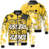 Yellow Ochre 6s Jacket Match Move In Silence 3D All-Over Print Color Splash - NastyJamz