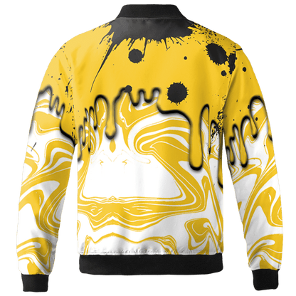 Yellow Ochre 6s Jacket Match Move In Silence 3D All-Over Print Color Splash - NastyJamz