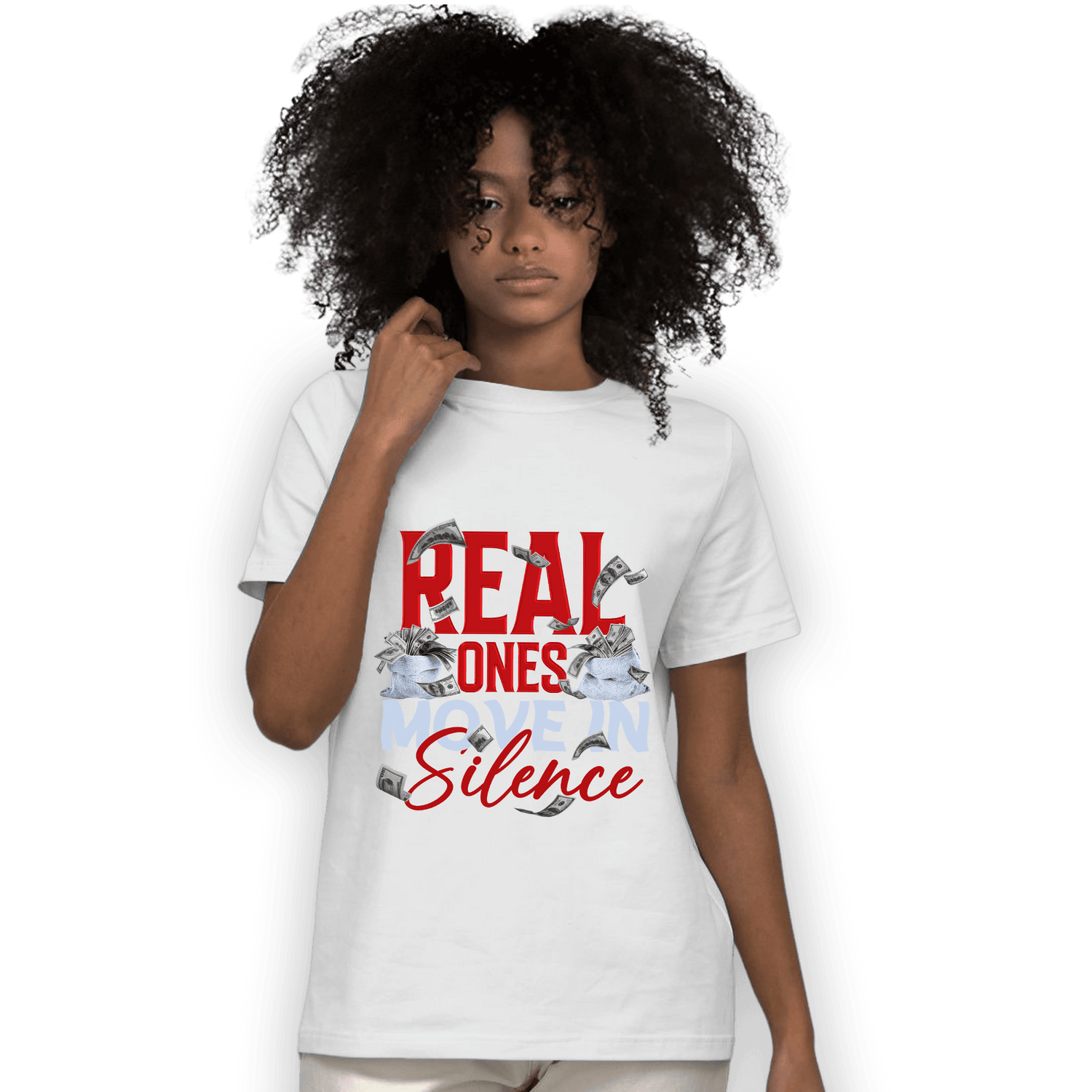 Cherry 11s T Shirt Match Move In Silence Money - NastyJamz