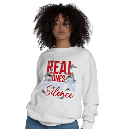 Cherry 11s Sweatshirt Match Move In Silence Money - NastyJamz