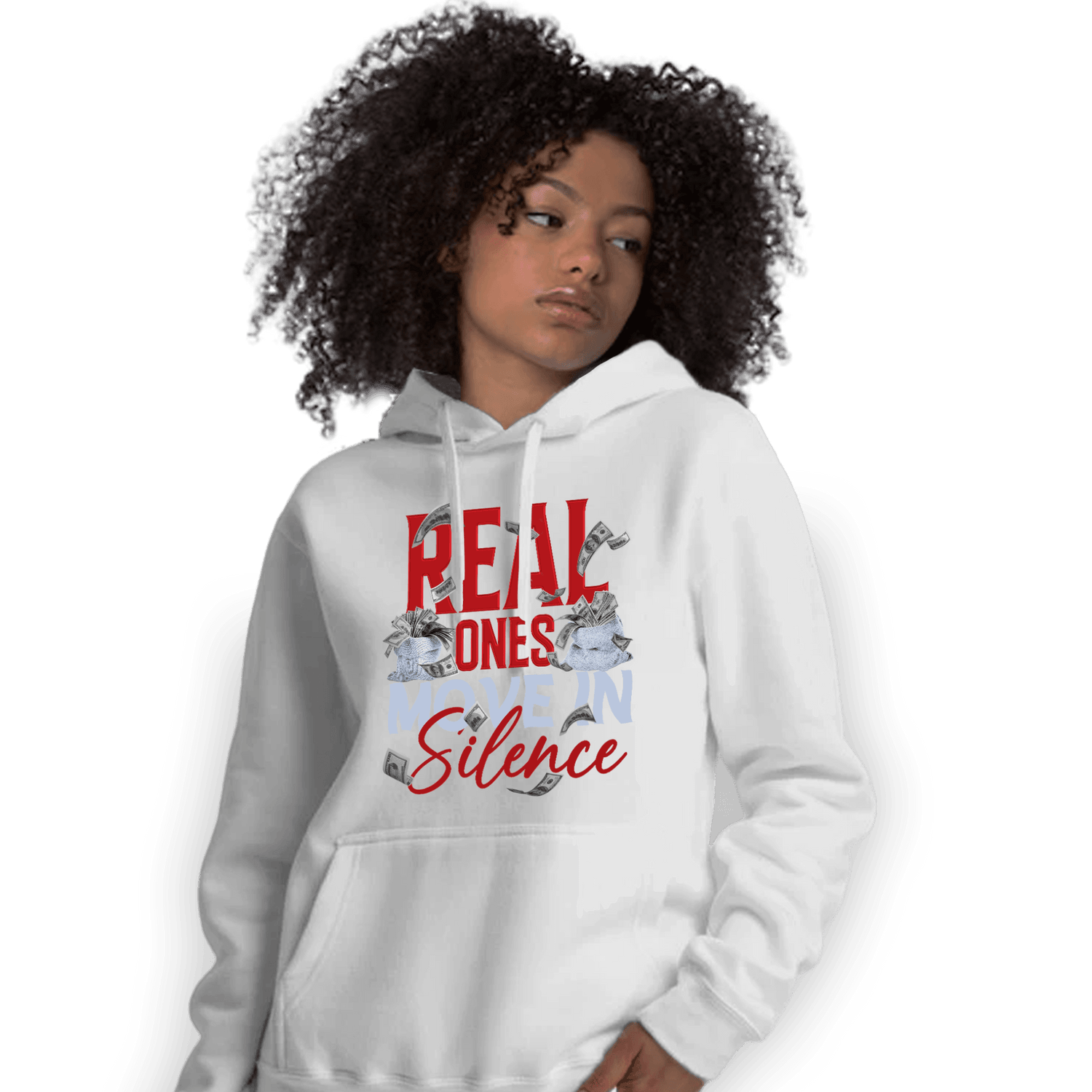 Cherry 11s Hoodie Match Move In Silence Money - NastyJamz