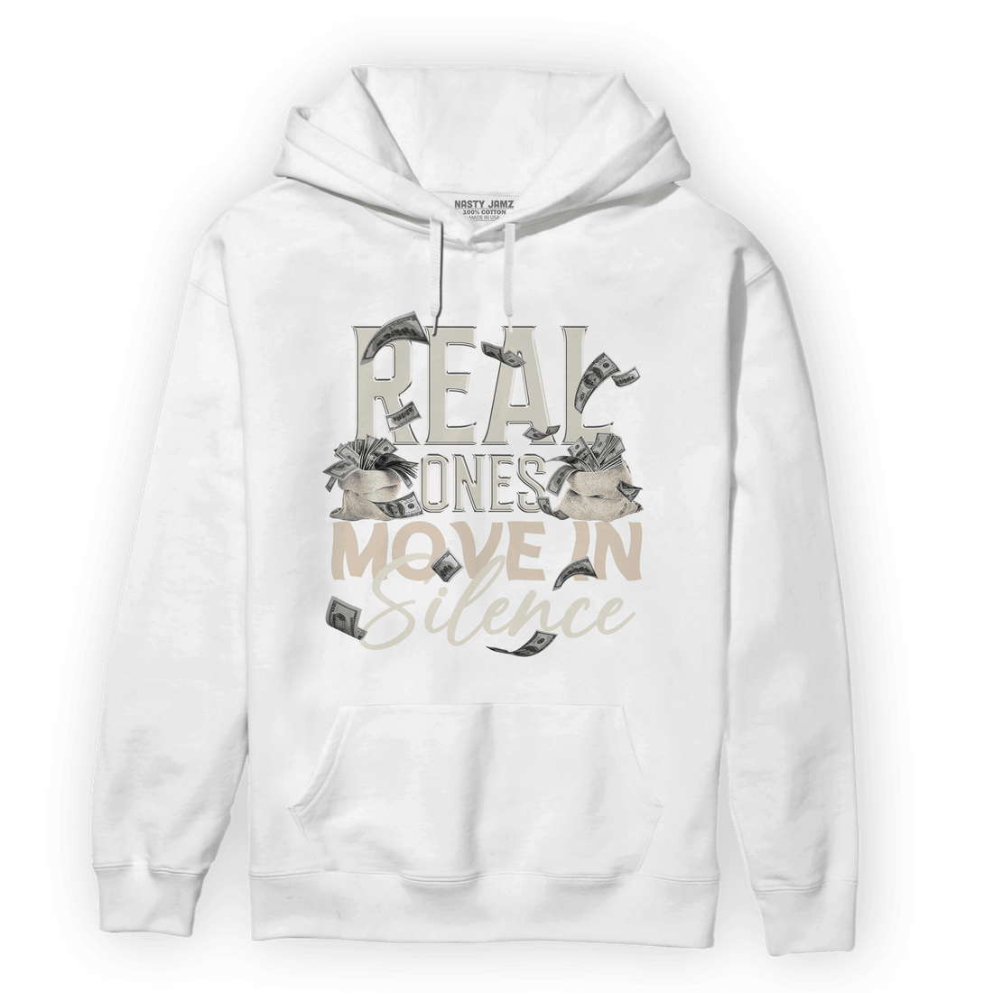 Neapolitan 11s Hoodie Match Move In Silence Money - NastyJamz