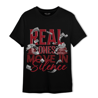 Cherry 12s T Shirt Match Move In Silence Money - NastyJamz