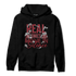 Cherry 12s Hoodie Match Move In Silence Money - NastyJamz