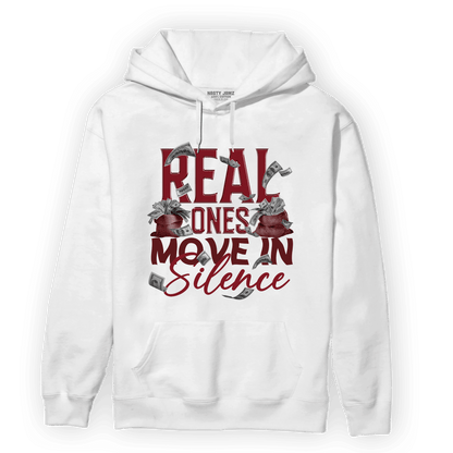 Cherry 12s Hoodie Match Move In Silence Money - NastyJamz