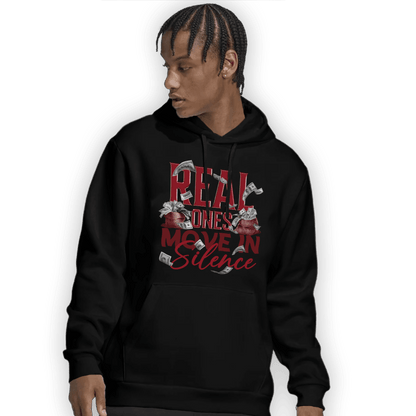 Cherry 12s Hoodie Match Move In Silence Money - NastyJamz