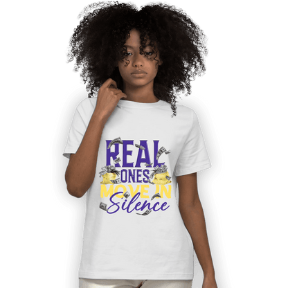 Field Purple 12s T Shirt Match Move In Silence Money - NastyJamz