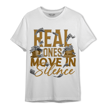 Wheat 13s T Shirt Match Move In Silence Money - NastyJamz