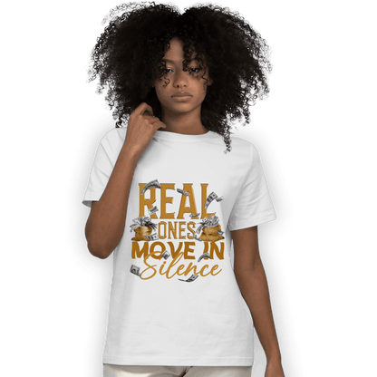 Wheat 13s T Shirt Match Move In Silence Money - NastyJamz
