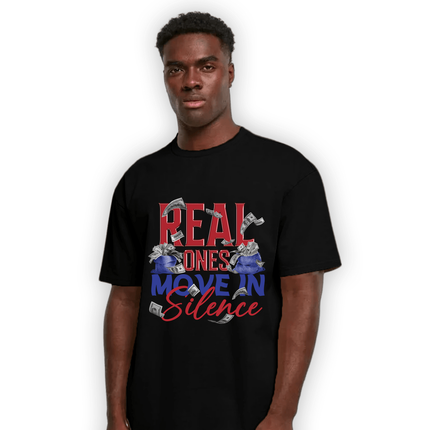 Playoffs 8s T Shirt Match Move In Silence Money - NastyJamz