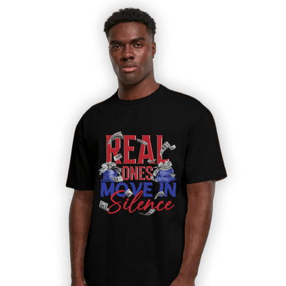 Playoffs 8s T Shirt Match Move In Silence Money - NastyJamz