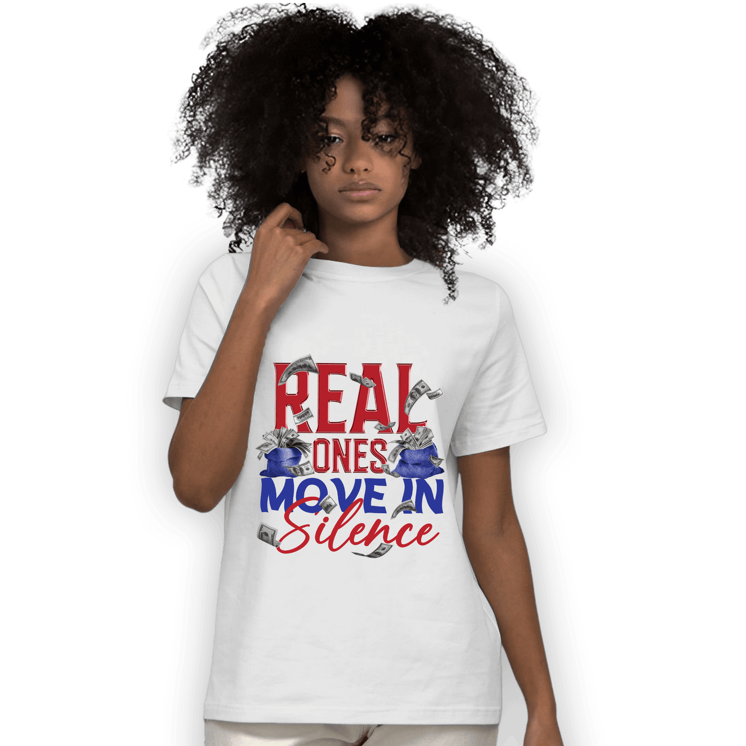 Playoffs 8s T Shirt Match Move In Silence Money - NastyJamz