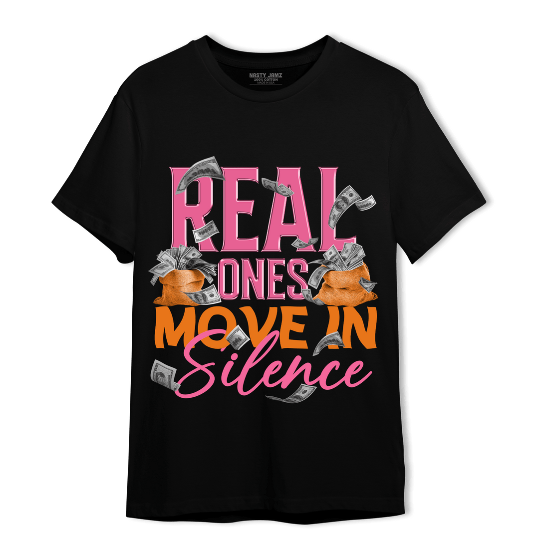 SB Dunk Blossom T Shirt Match Move In Silence Money - NastyJamz