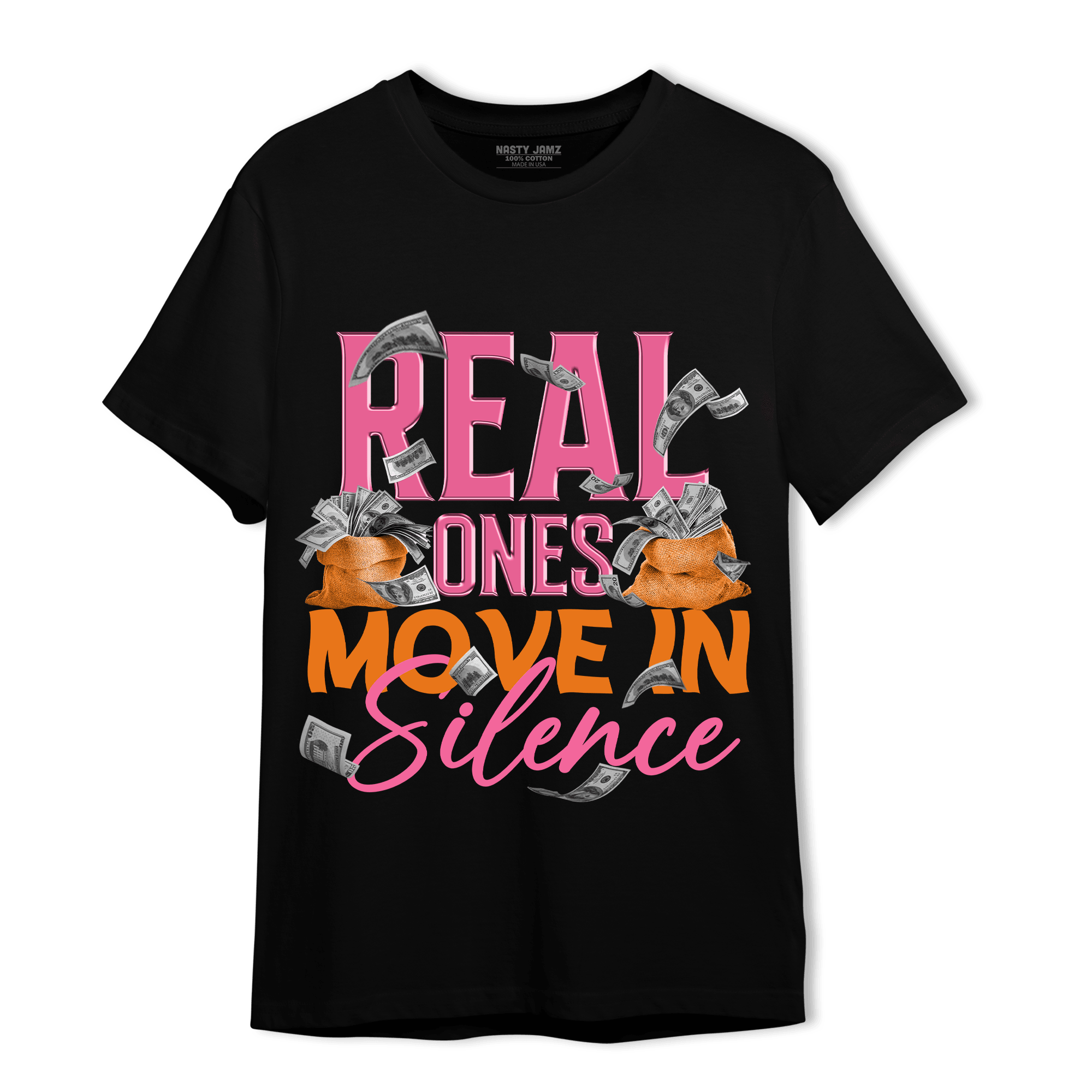 SB Dunk Blossom T Shirt Match Move In Silence Money - NastyJamz