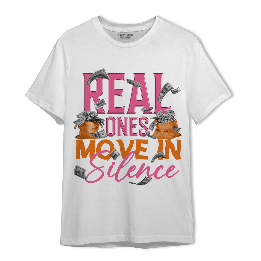 SB Dunk Blossom T Shirt Match Move In Silence Money - NastyJamz