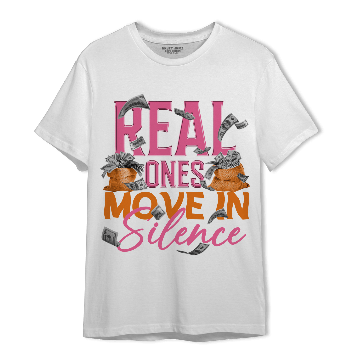 SB Dunk Blossom T Shirt Match Move In Silence Money - NastyJamz