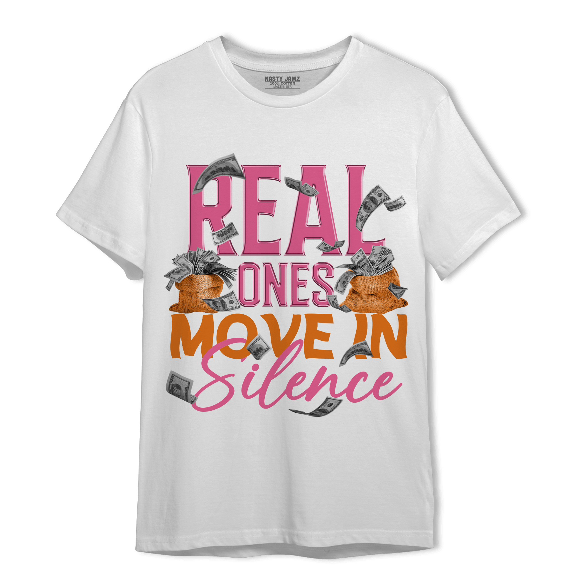SB Dunk Blossom T Shirt Match Move In Silence Money - NastyJamz