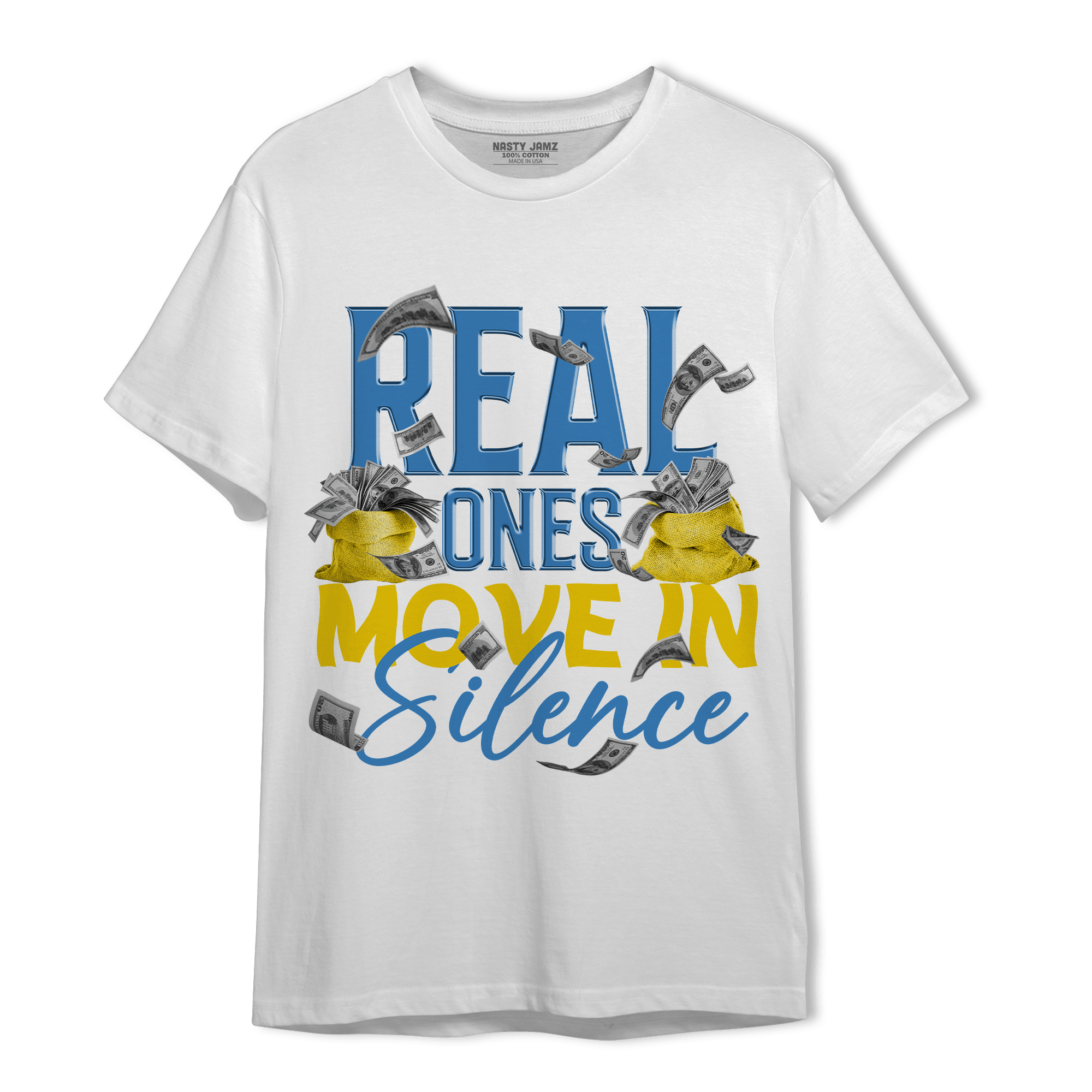 SB Dunk Bubbles T Shirt Match Move In Silence Money - NastyJamz