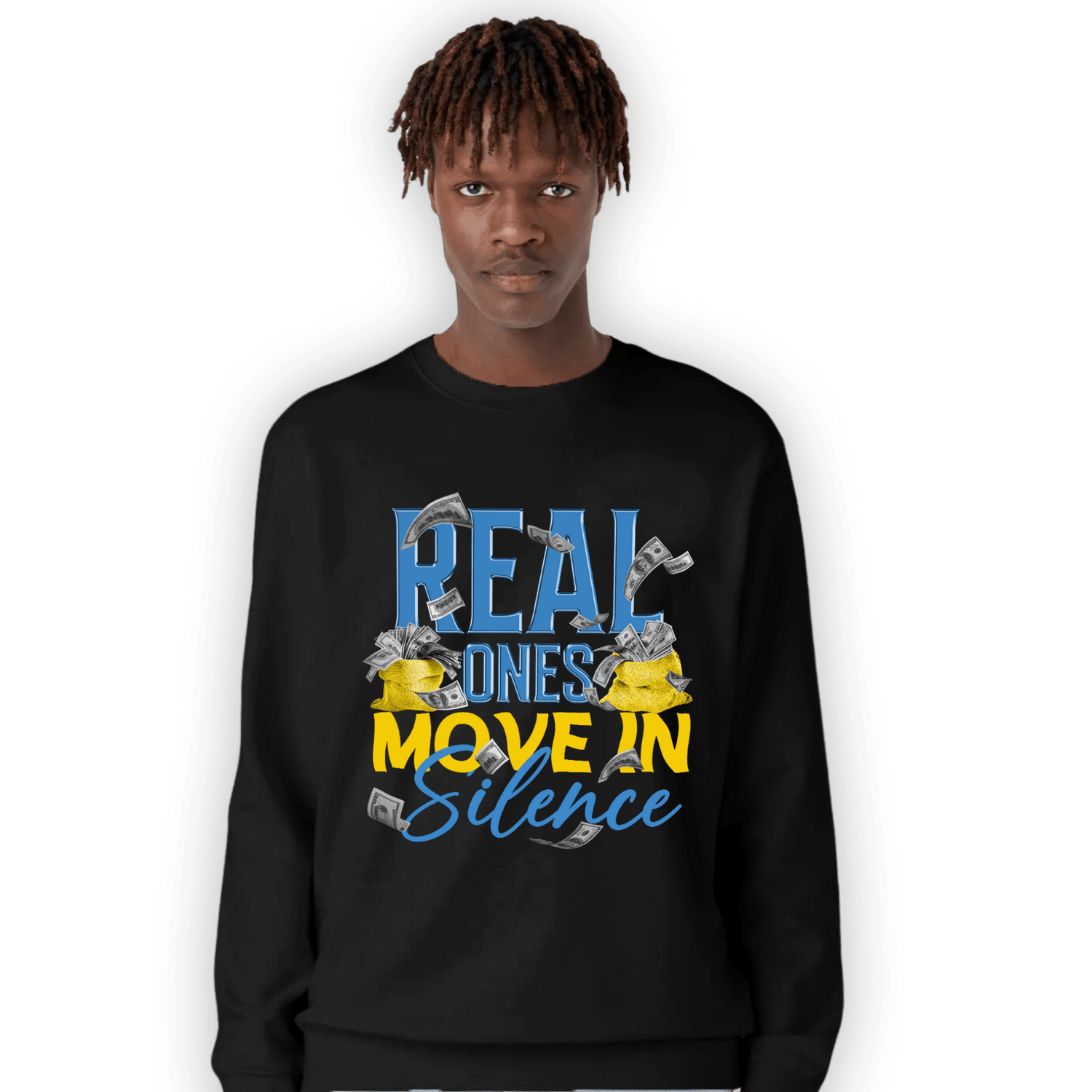 SB Dunk Bubbles Sweatshirt Match Move In Silence Money - NastyJamz