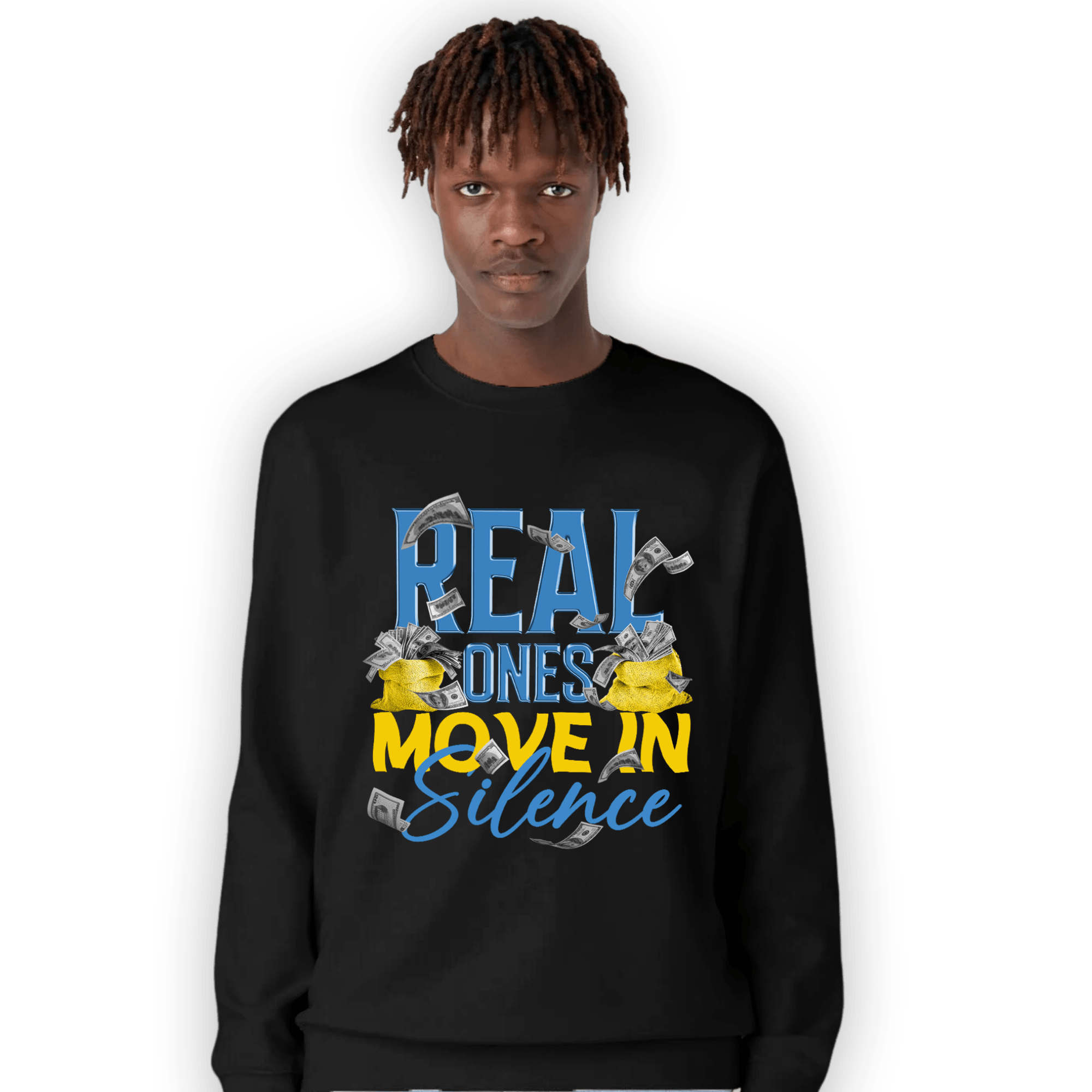 SB Dunk Bubbles Sweatshirt Match Move In Silence Money - NastyJamz