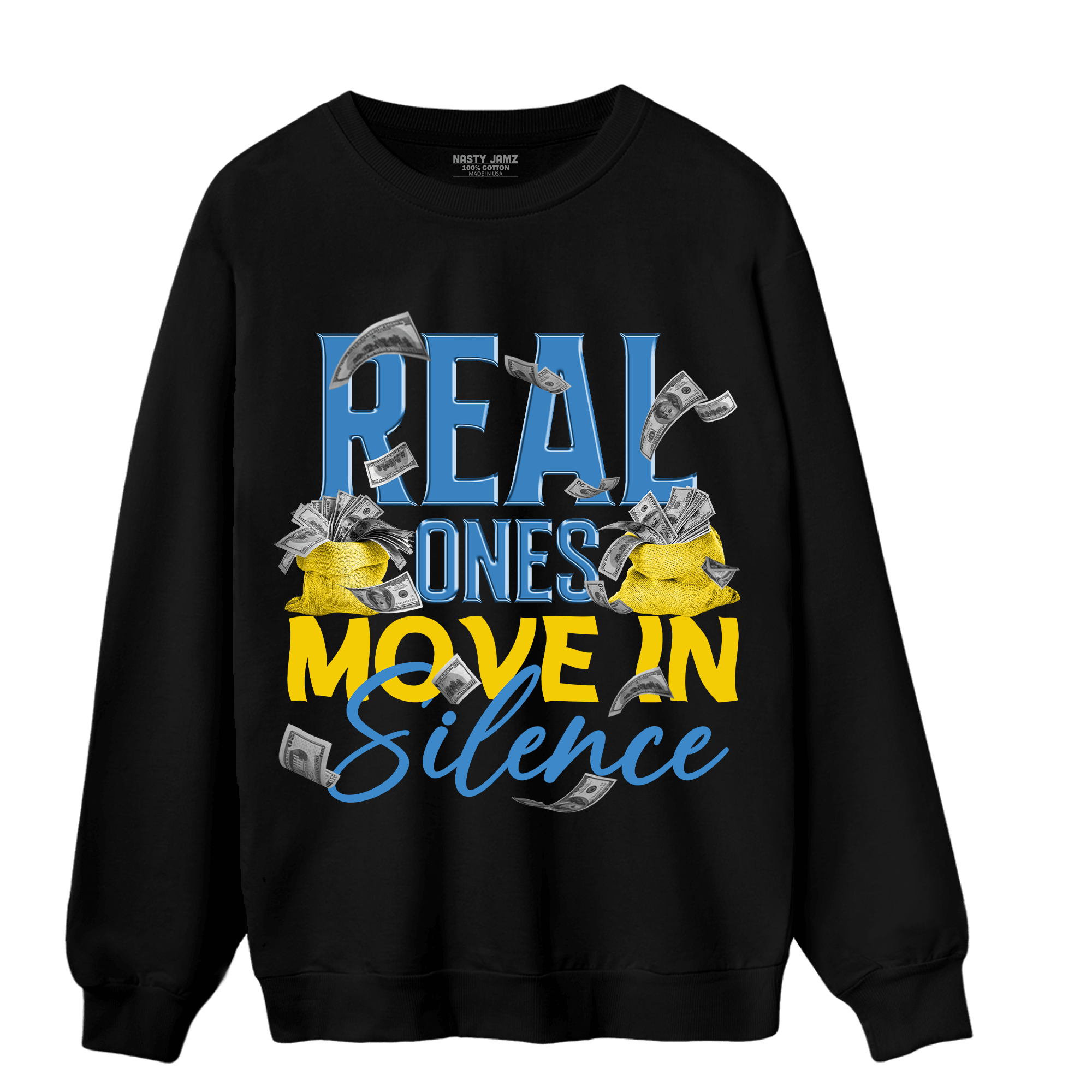 SB Dunk Bubbles Sweatshirt Match Move In Silence Money - NastyJamz