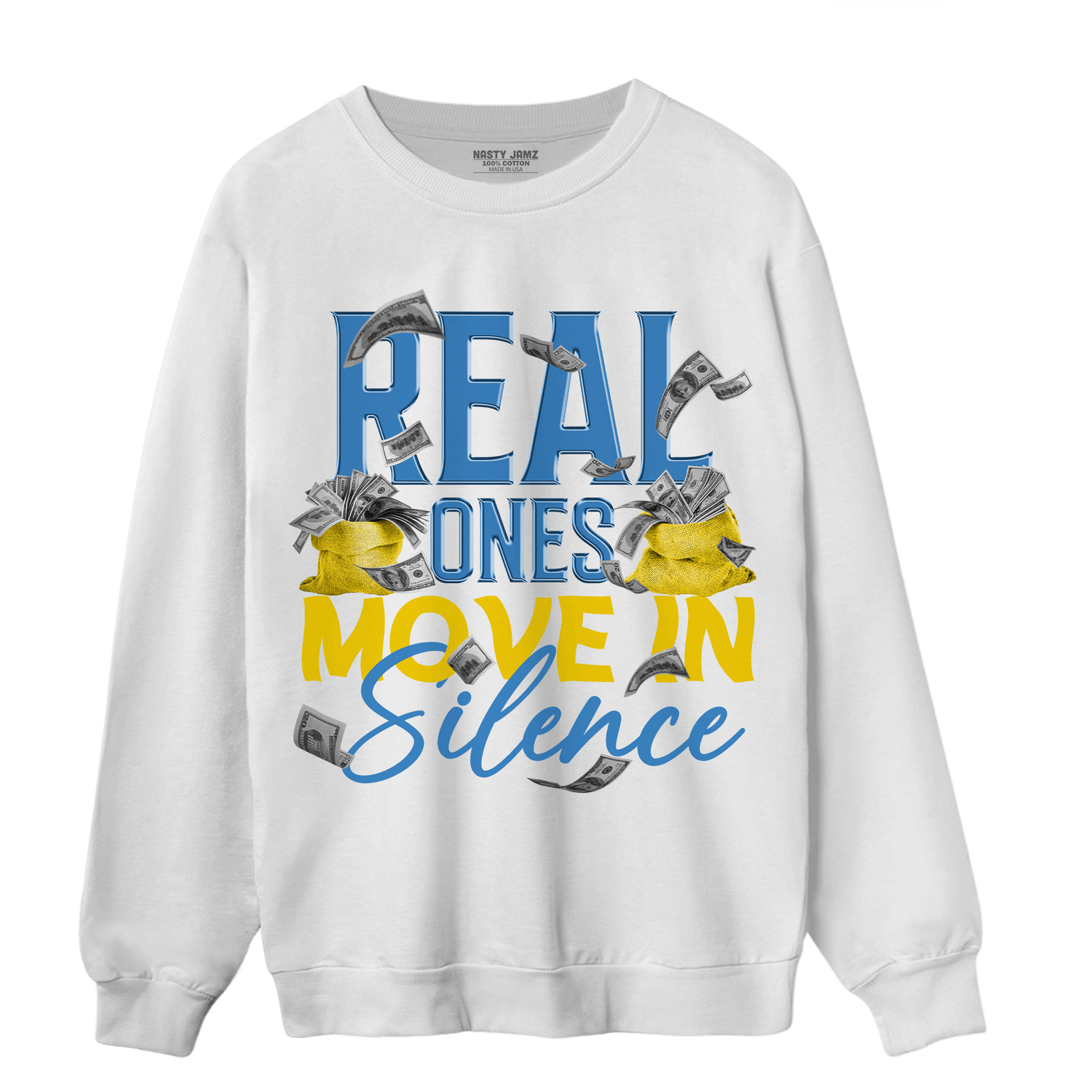 SB Dunk Bubbles Sweatshirt Match Move In Silence Money - NastyJamz
