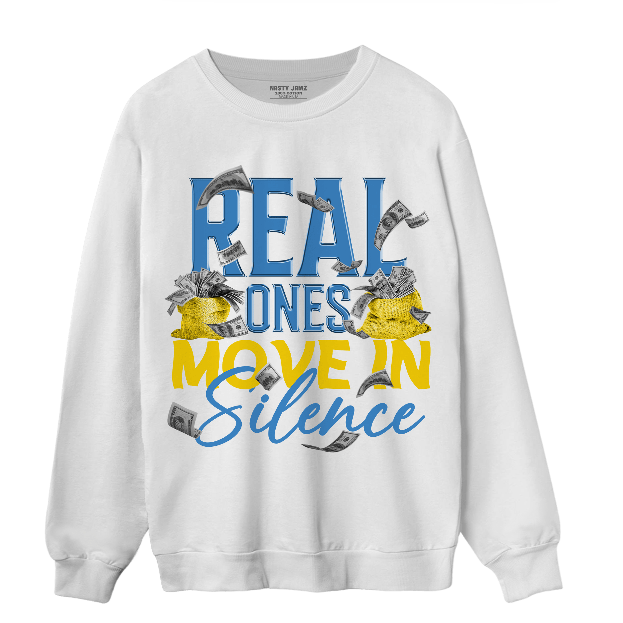 SB Dunk Bubbles Sweatshirt Match Move In Silence Money - NastyJamz