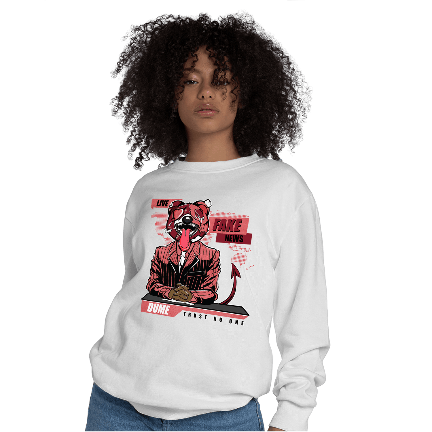 Dunk Low WMNS Valentine Day Sweatshirt Match News Presenter BER - NastyJamz