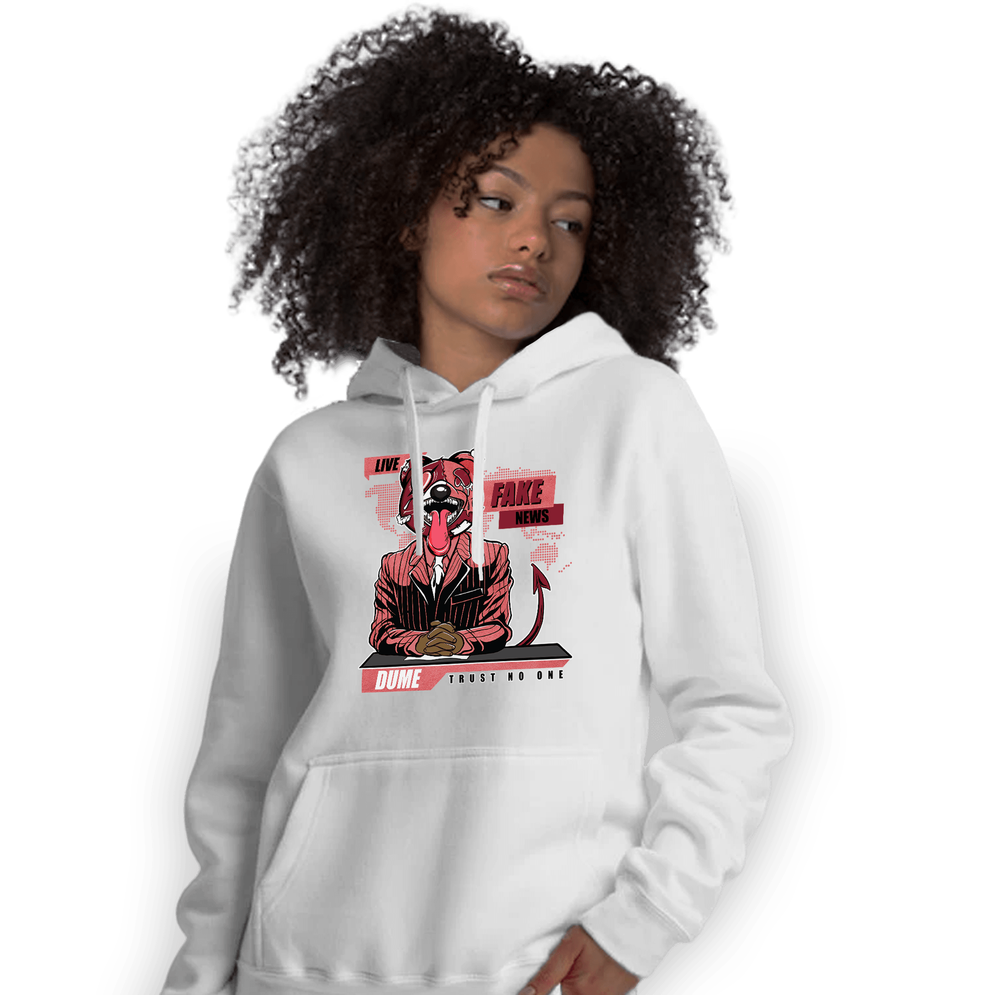 Dunk Low WMNS Valentine Day Hoodie Match News Presenter BER - NastyJamz