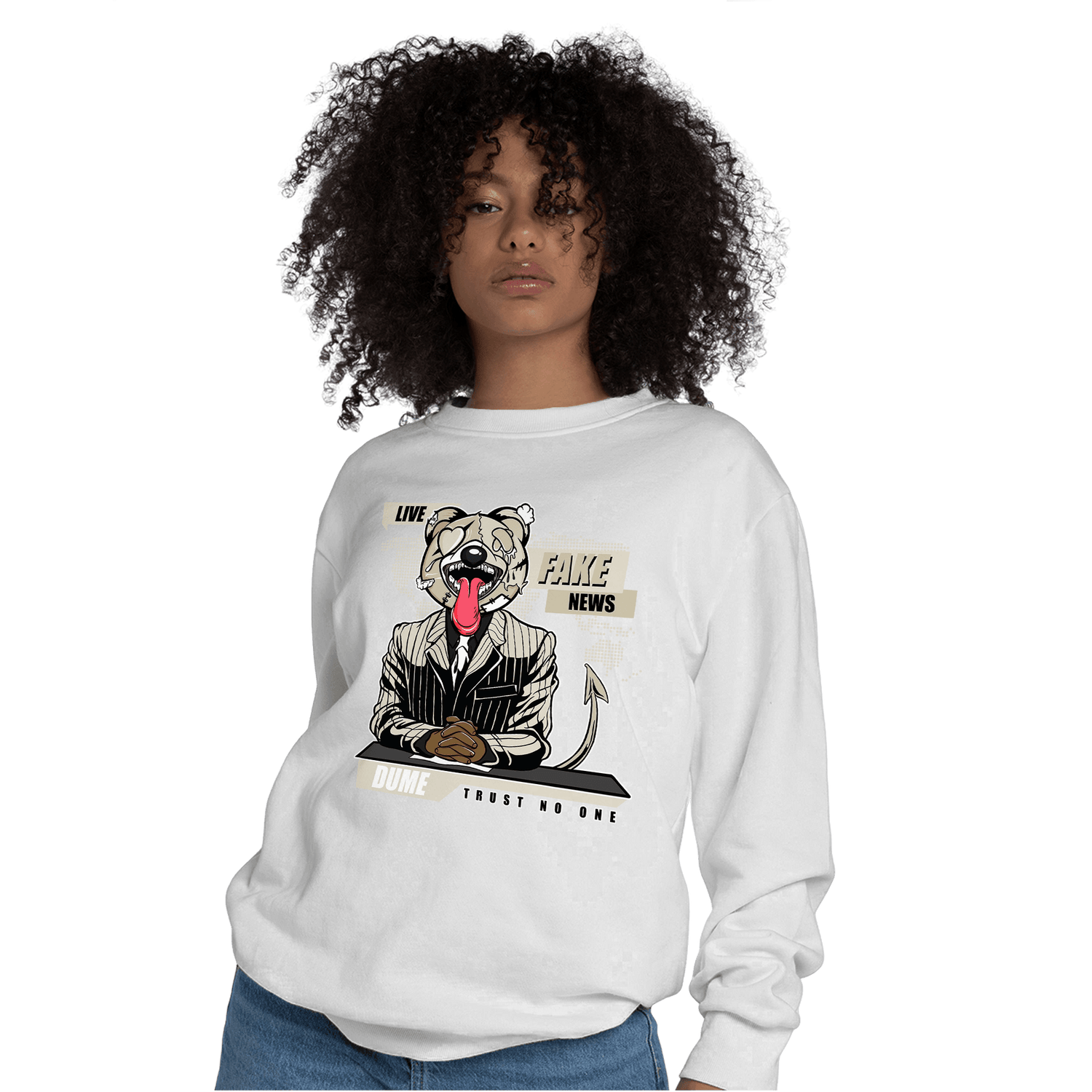 Gratitude 11s Sweatshirt Match News Presenter BER - NastyJamz