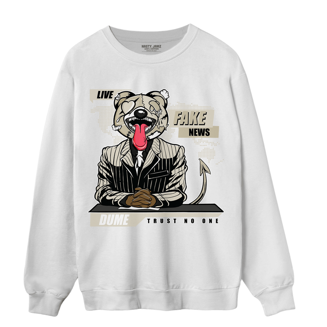 Gratitude 11s Sweatshirt Match News Presenter BER - NastyJamz