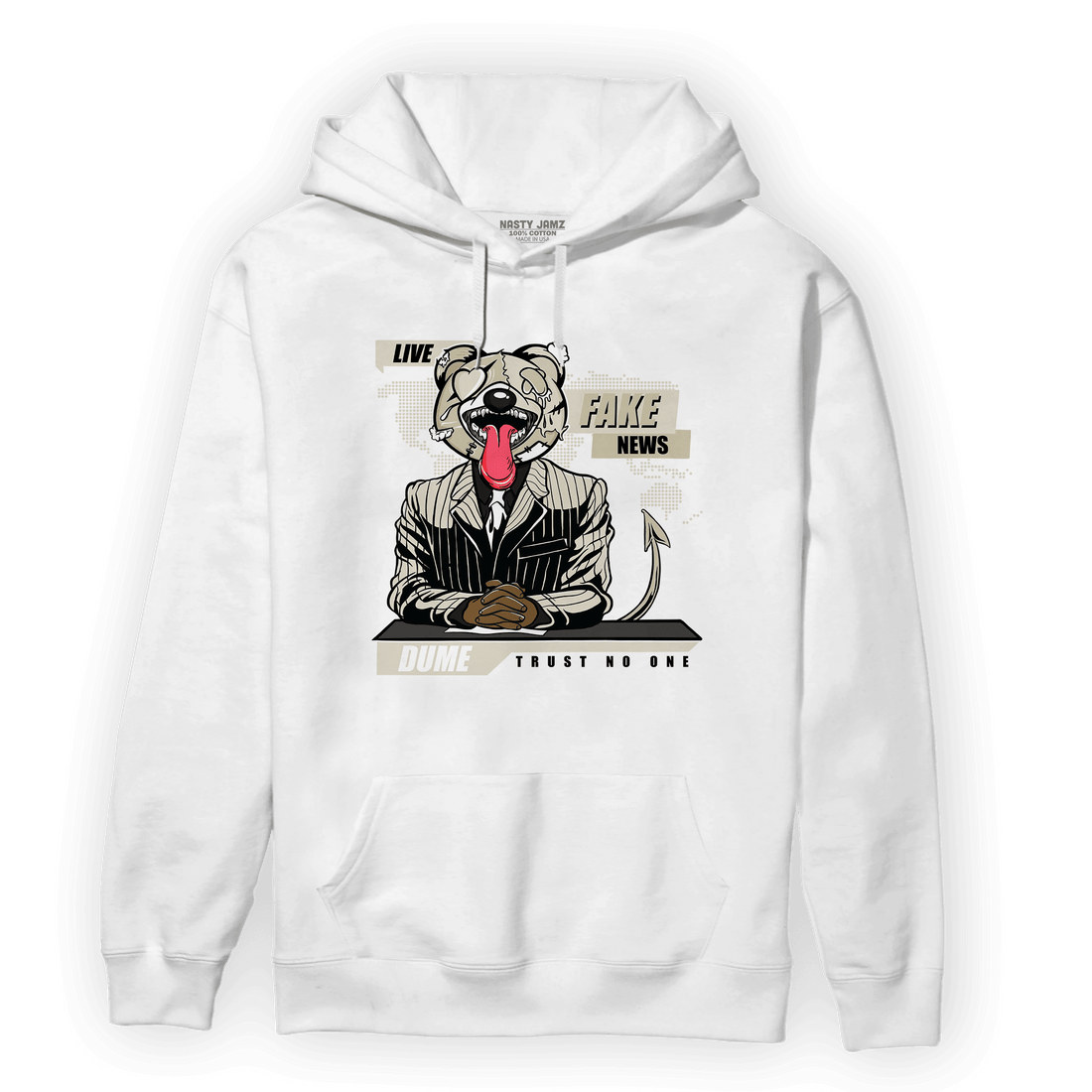 Gratitude 11s Hoodie Match News Presenter BER - NastyJamz