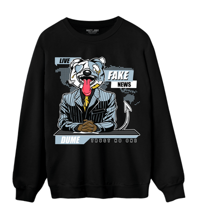 Blue Grey 13s Sweatshirt Match News Presenter BER - NastyJamz