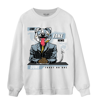 Blue Grey 13s Sweatshirt Match News Presenter BER - NastyJamz