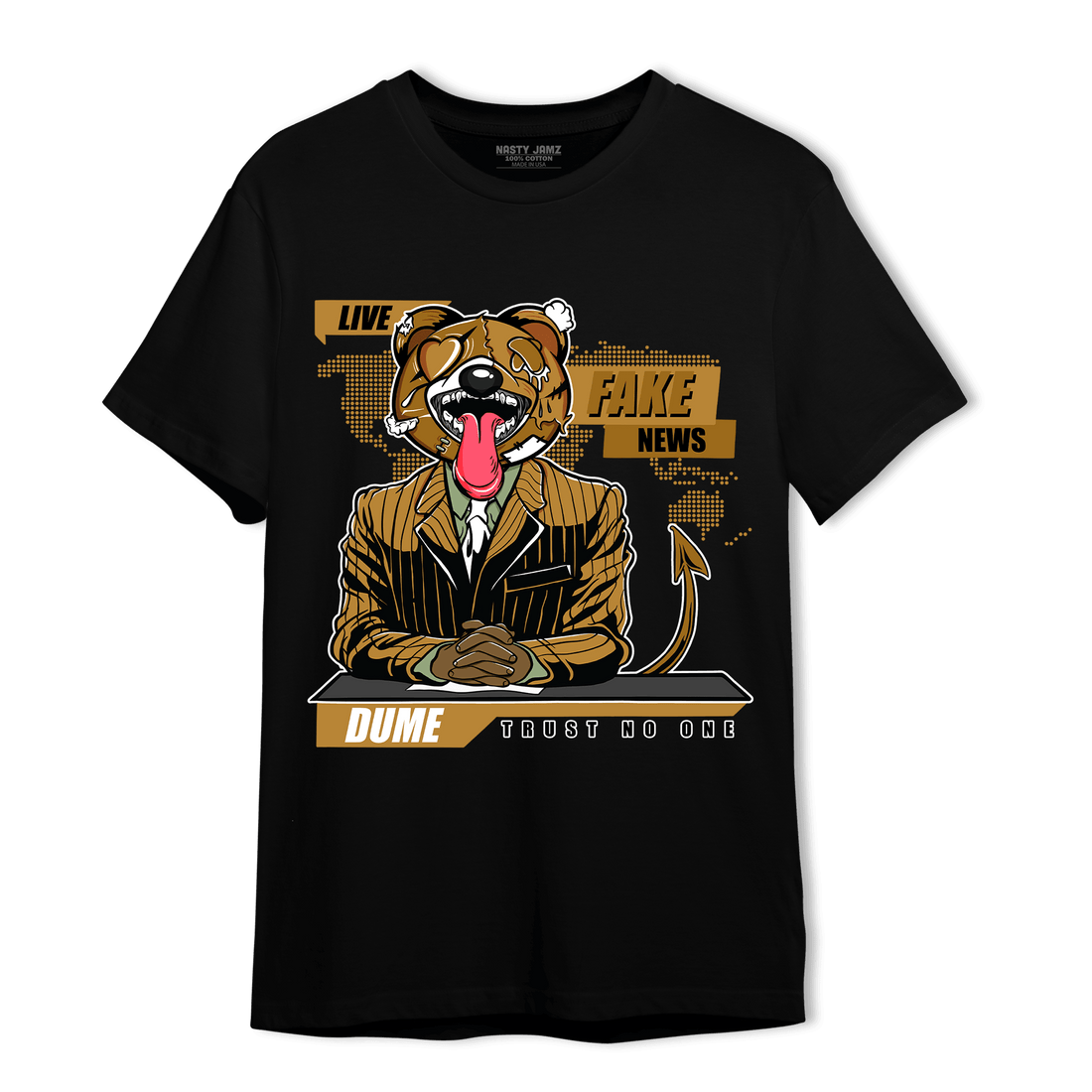 Wheat 13s T Shirt Match News Presenter BER - NastyJamz