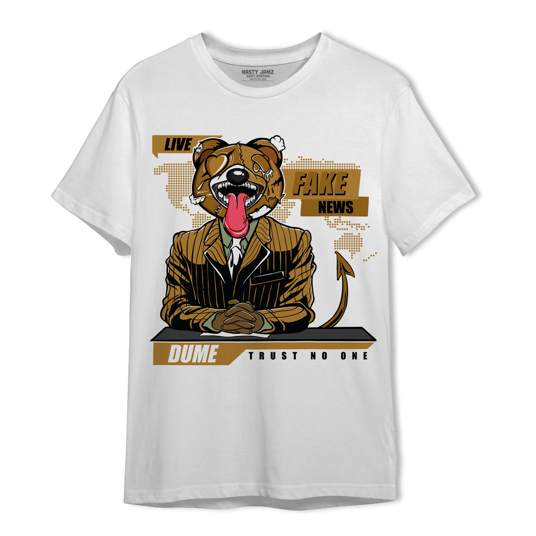 Wheat 13s T Shirt Match News Presenter BER - NastyJamz