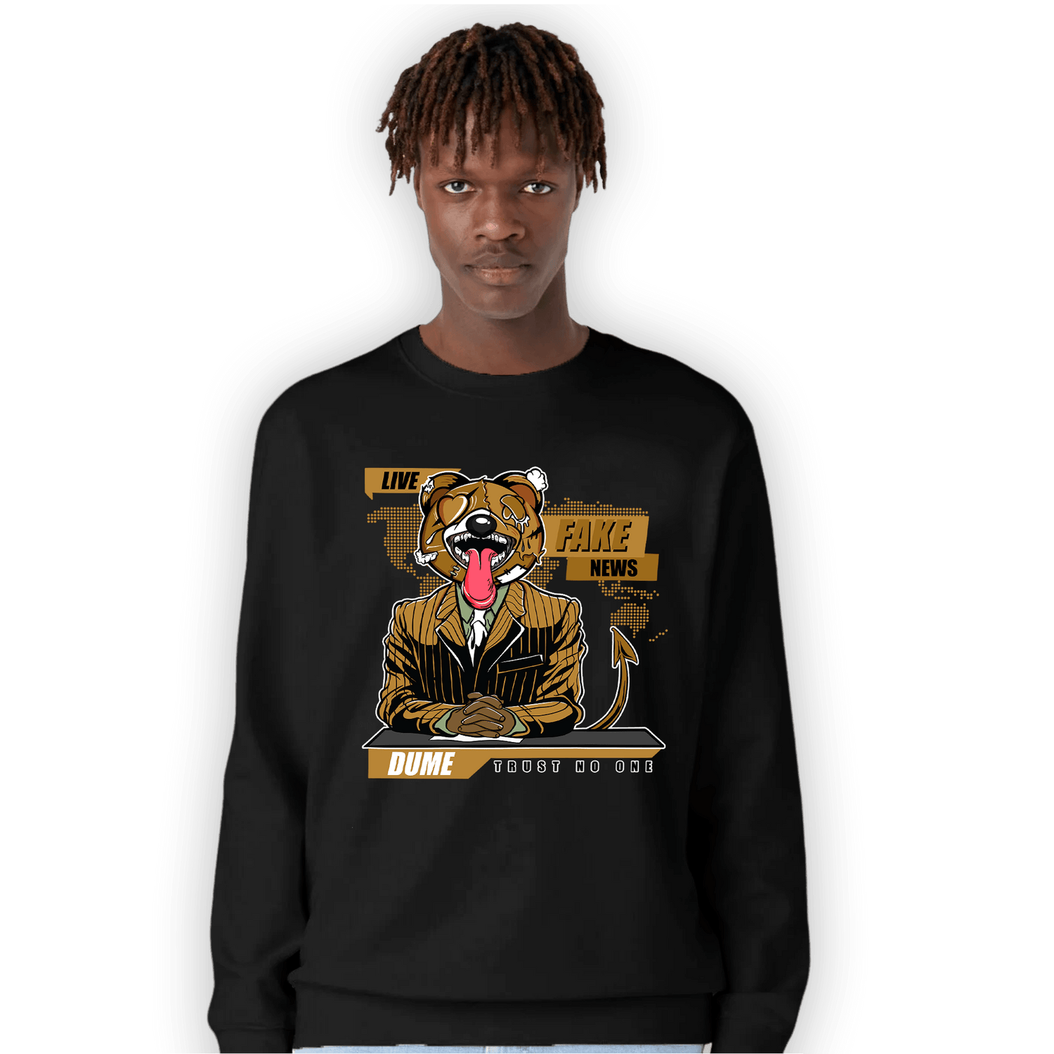 Wheat 13s Sweatshirt Match News Presenter BER - NastyJamz