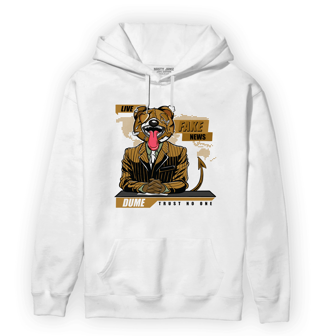Wheat 13s Hoodie Match News Presenter BER - NastyJamz