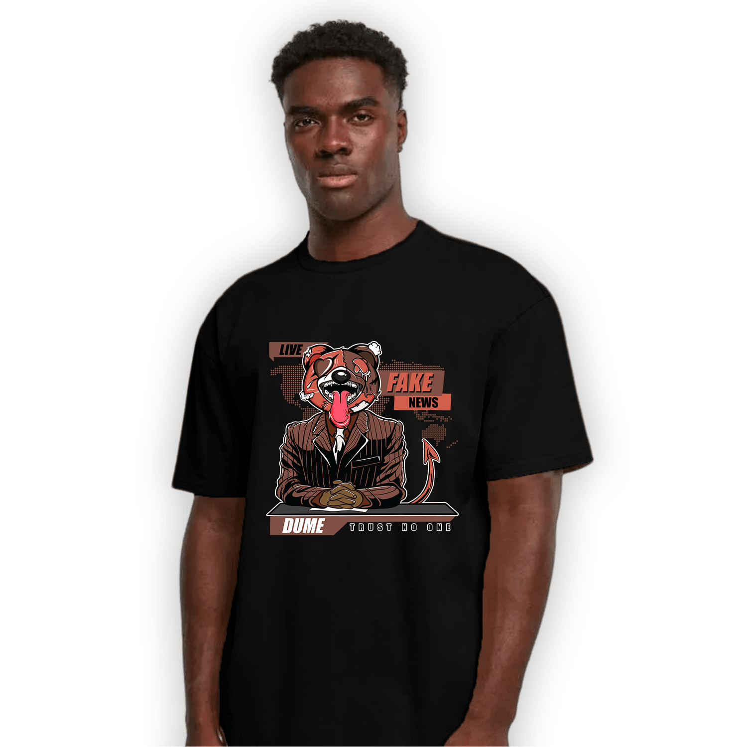 High OG Dusted Clay 1s T Shirt Match News Presenter BER - NastyJamz