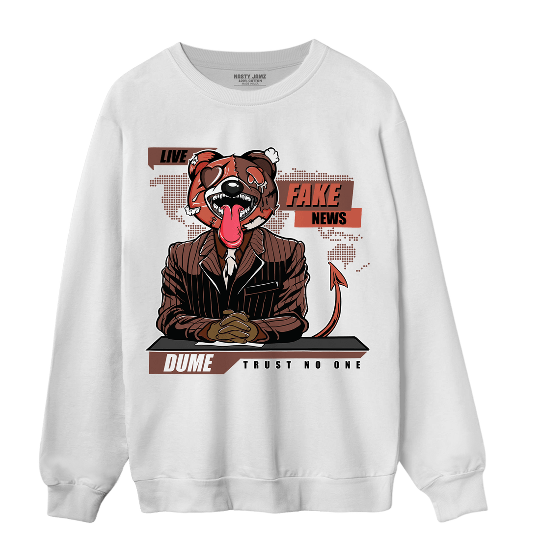 High OG Dusted Clay 1s Sweatshirt Match News Presenter BER - NastyJamz