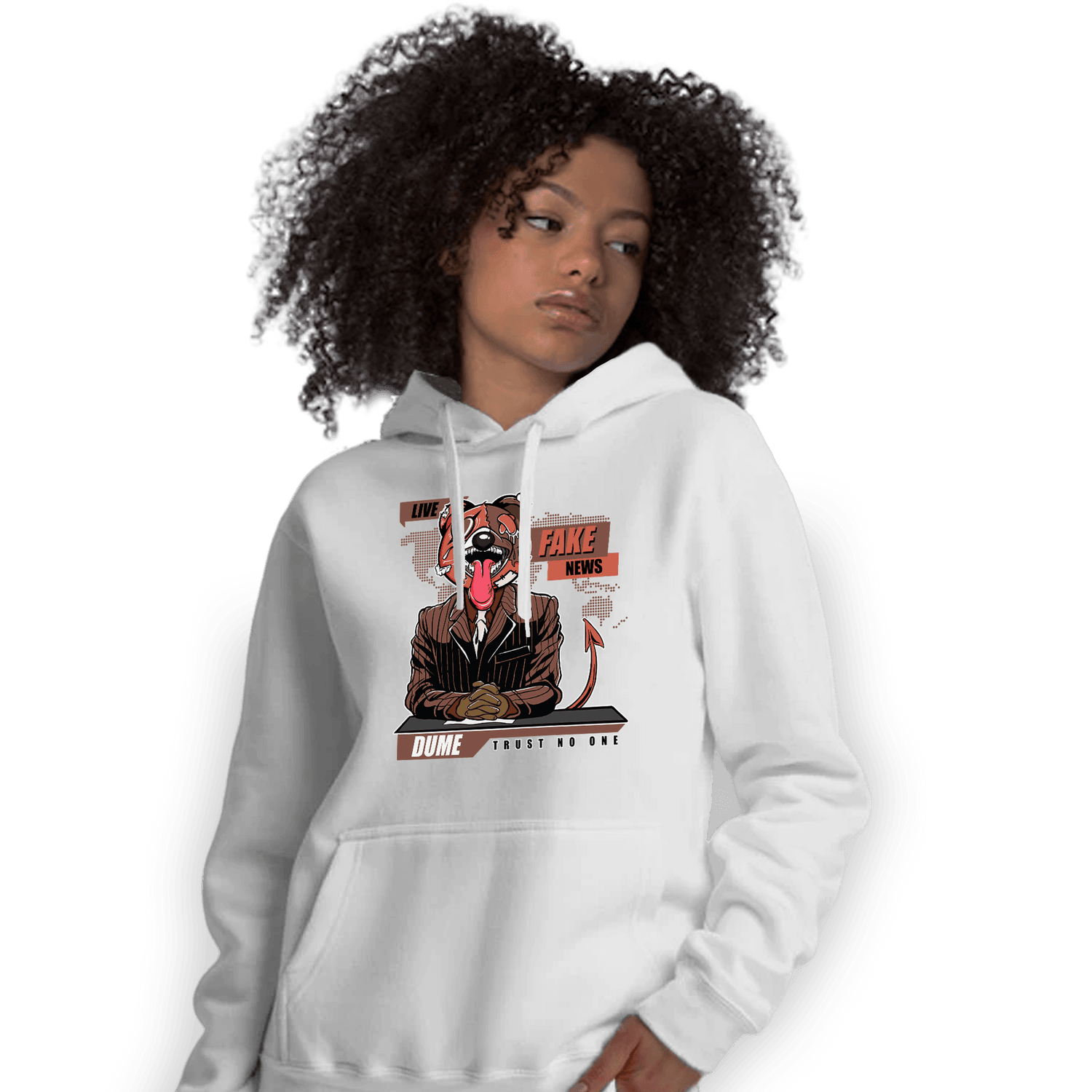 High OG Dusted Clay 1s Hoodie Match News Presenter BER - NastyJamz