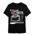 Retro High OG Black White 1s T Shirt Match News Presenter BER - NastyJamz