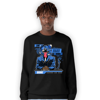 University Blue Toe 1s Sweatshirt Match News Presenter BER - NastyJamz