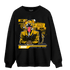 Yellow Ochre 1s Sweatshirt Match News Presenter BER - NastyJamz
