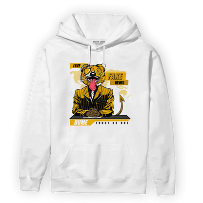 Yellow Ochre 1s Hoodie Match News Presenter BER - NastyJamz