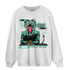 Green Glow 3s Sweatshirt Match News Presenter BER - NastyJamz