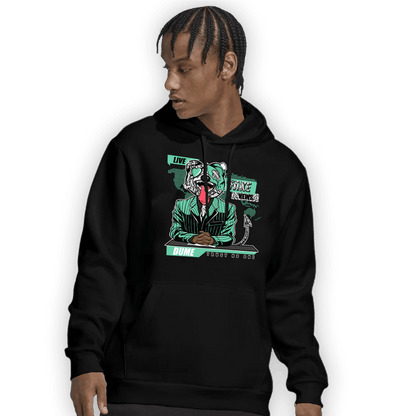 Green Glow 3s Hoodie Match News Presenter BER - NastyJamz