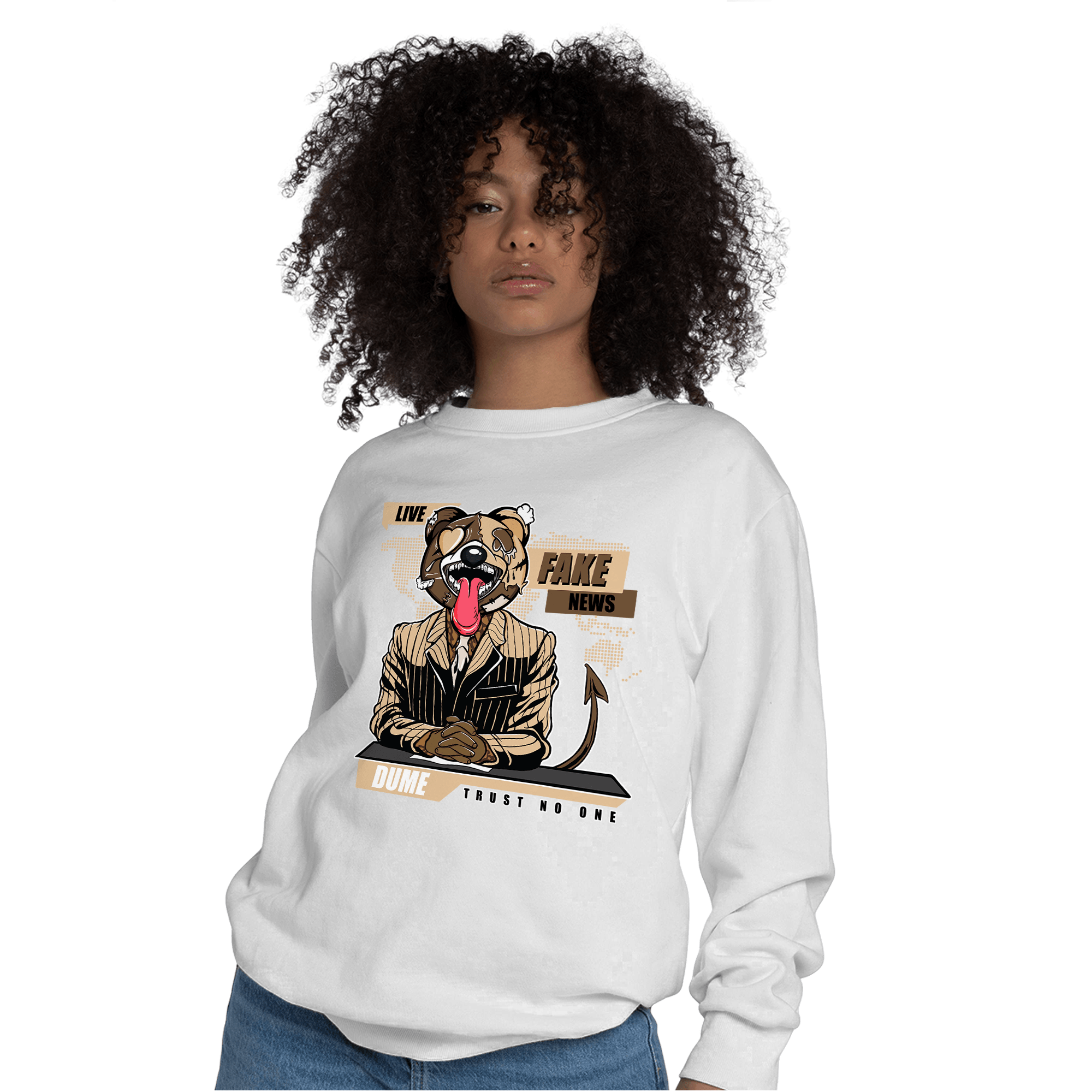 Palomino 3s Sweatshirt Match News Presenter BER - NastyJamz